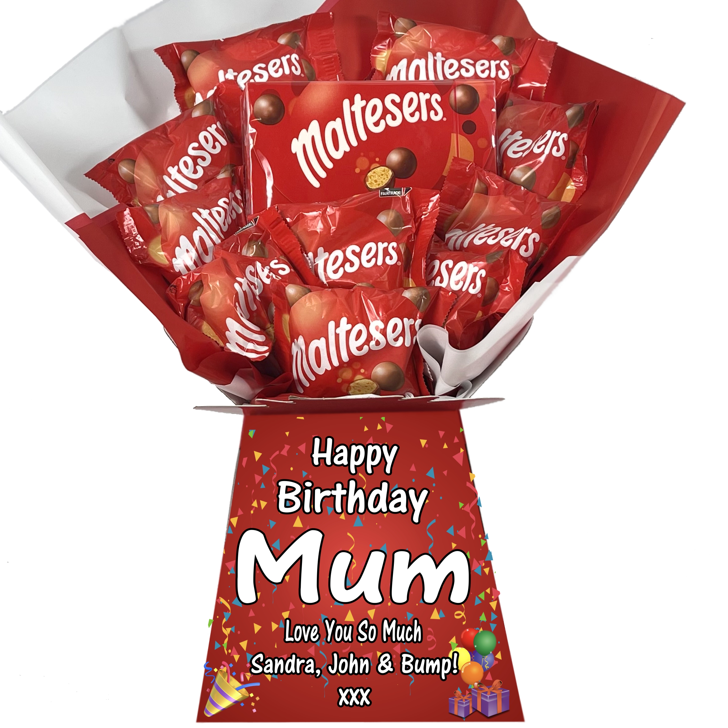 Custom chocolate bouquet